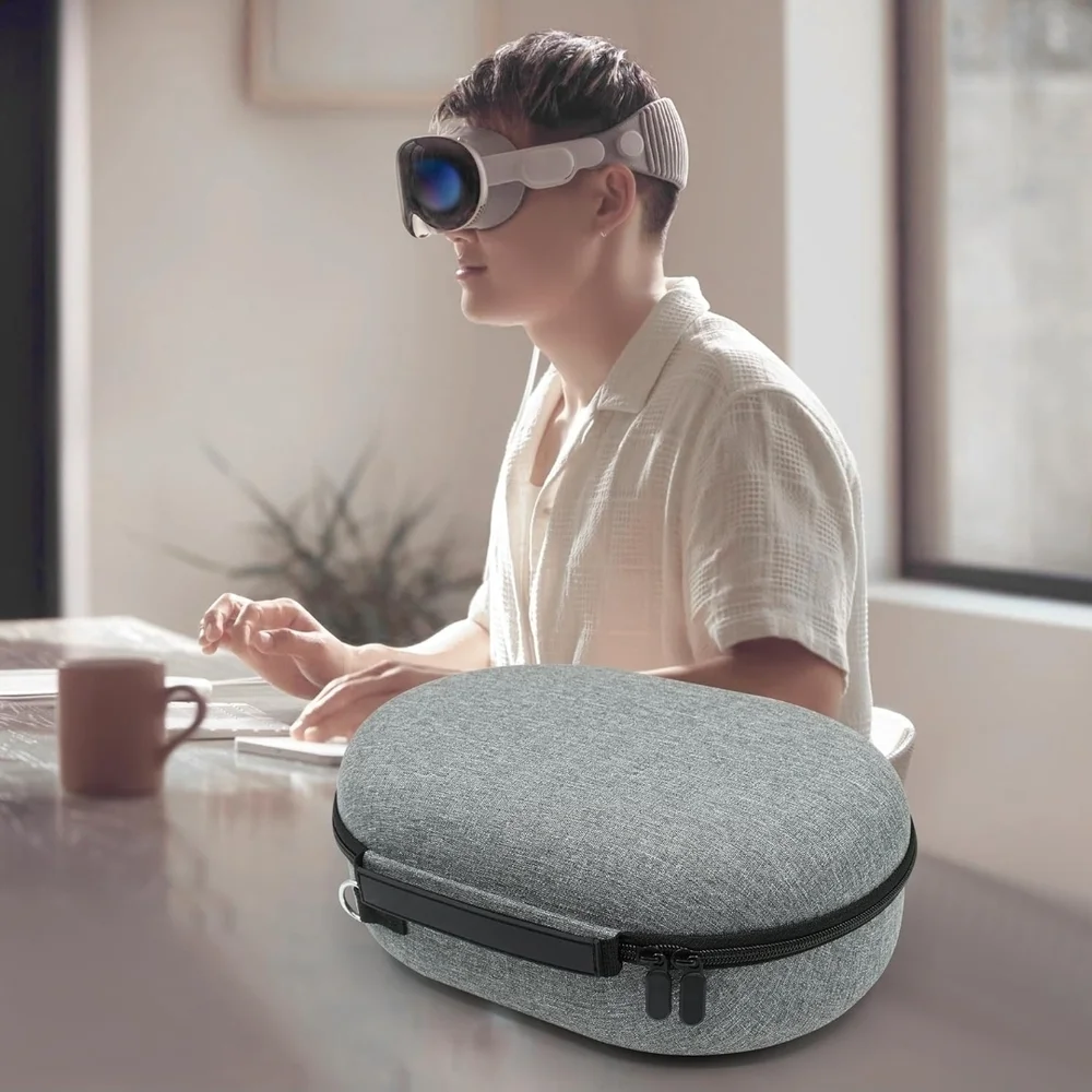 Gray VR Headset Carrying Case